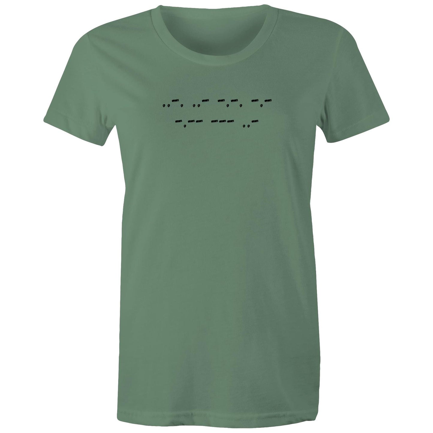 FU Morse Code Womens TShirt