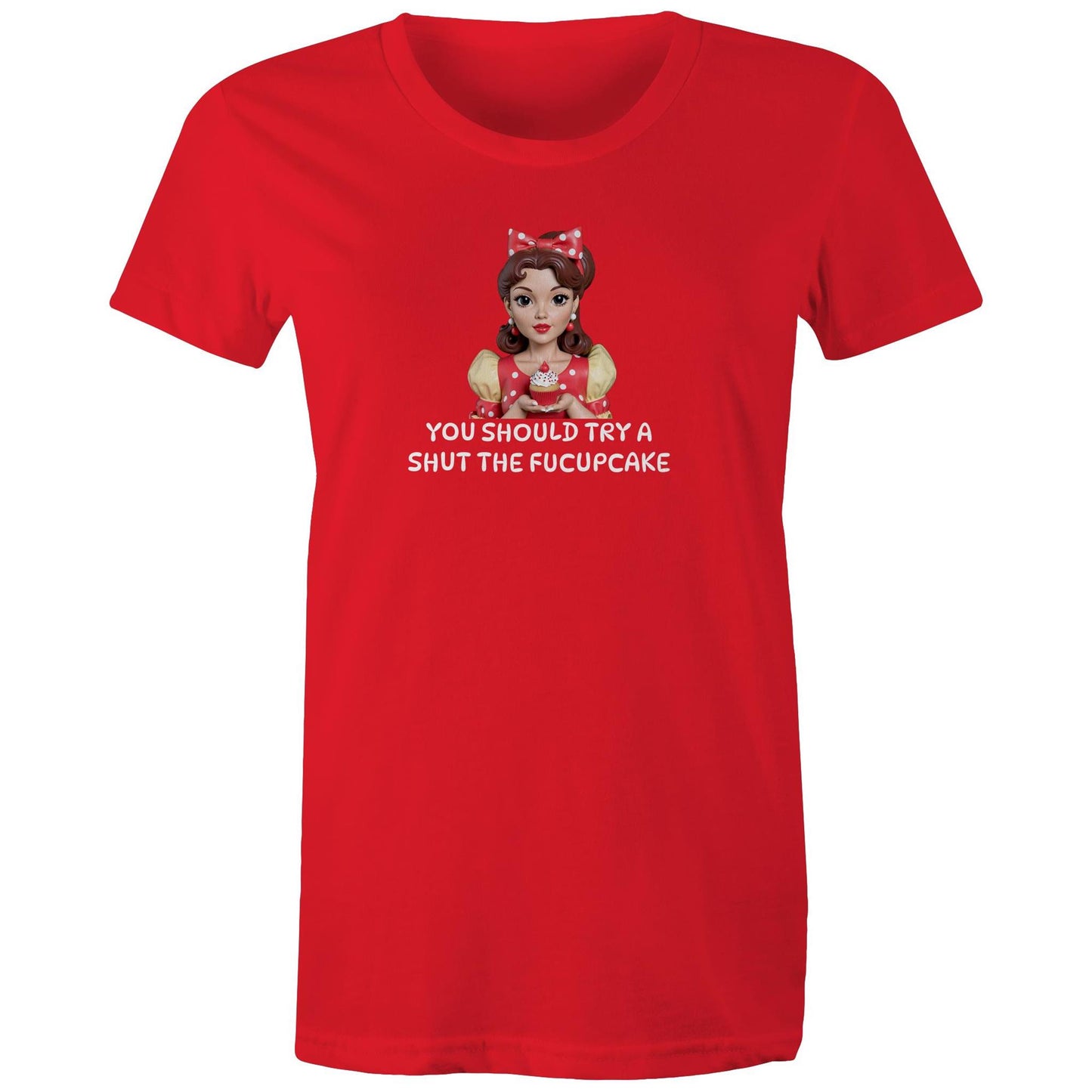 Shut The Fucupcake Women's Maple Tee