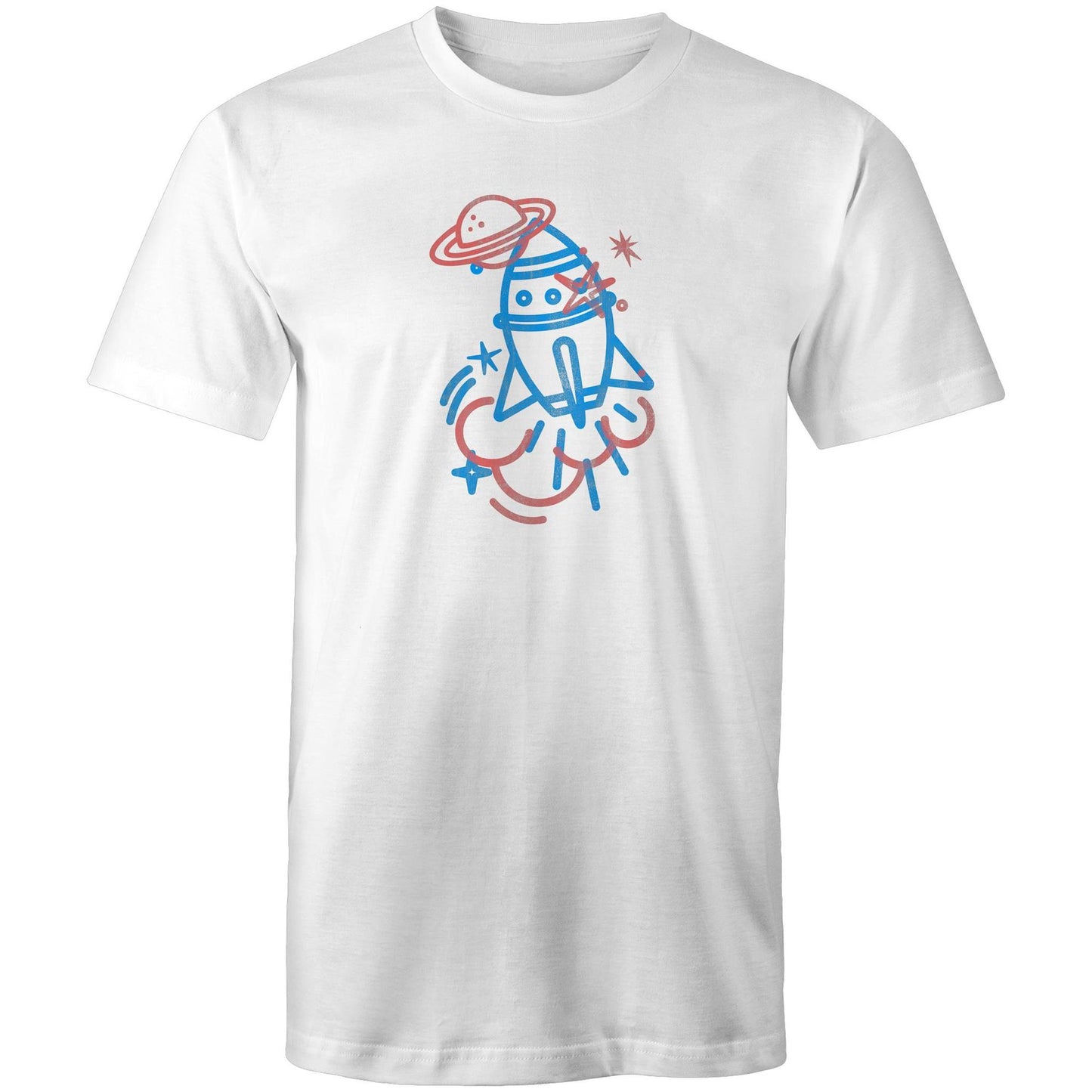 Rocket Ship Mens TShirt