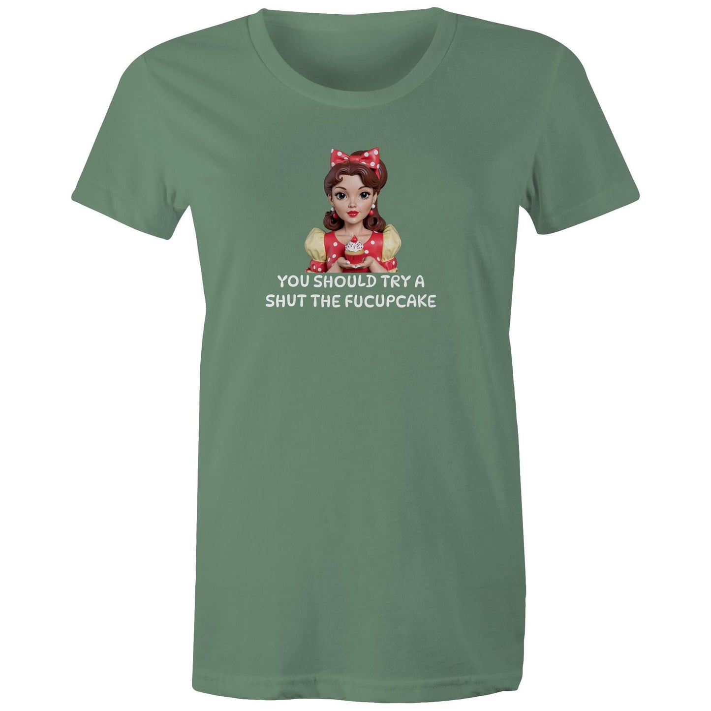 Shut The Fucupcake Women's Maple Tee