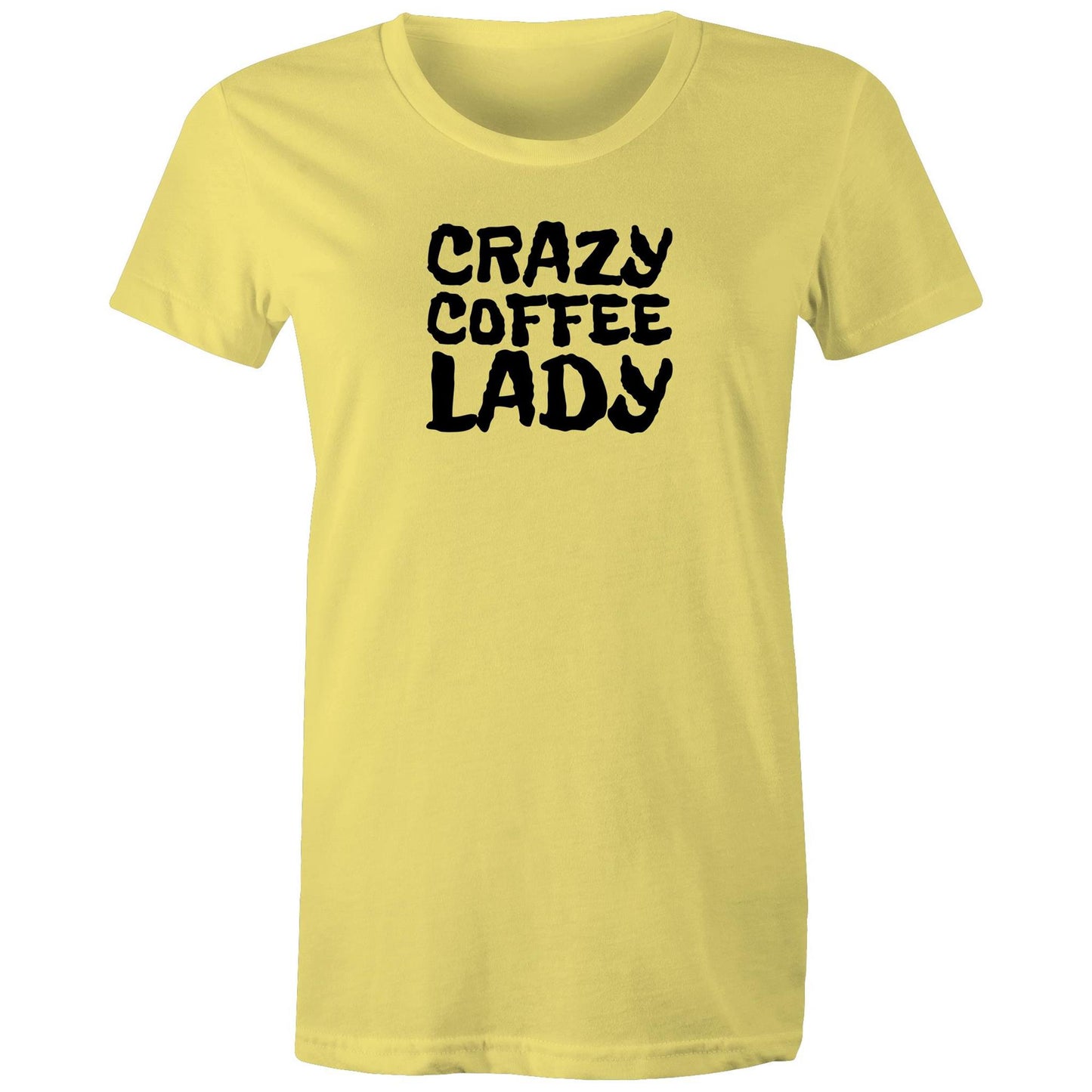 Crazy Coffee Lady Womens TShirt