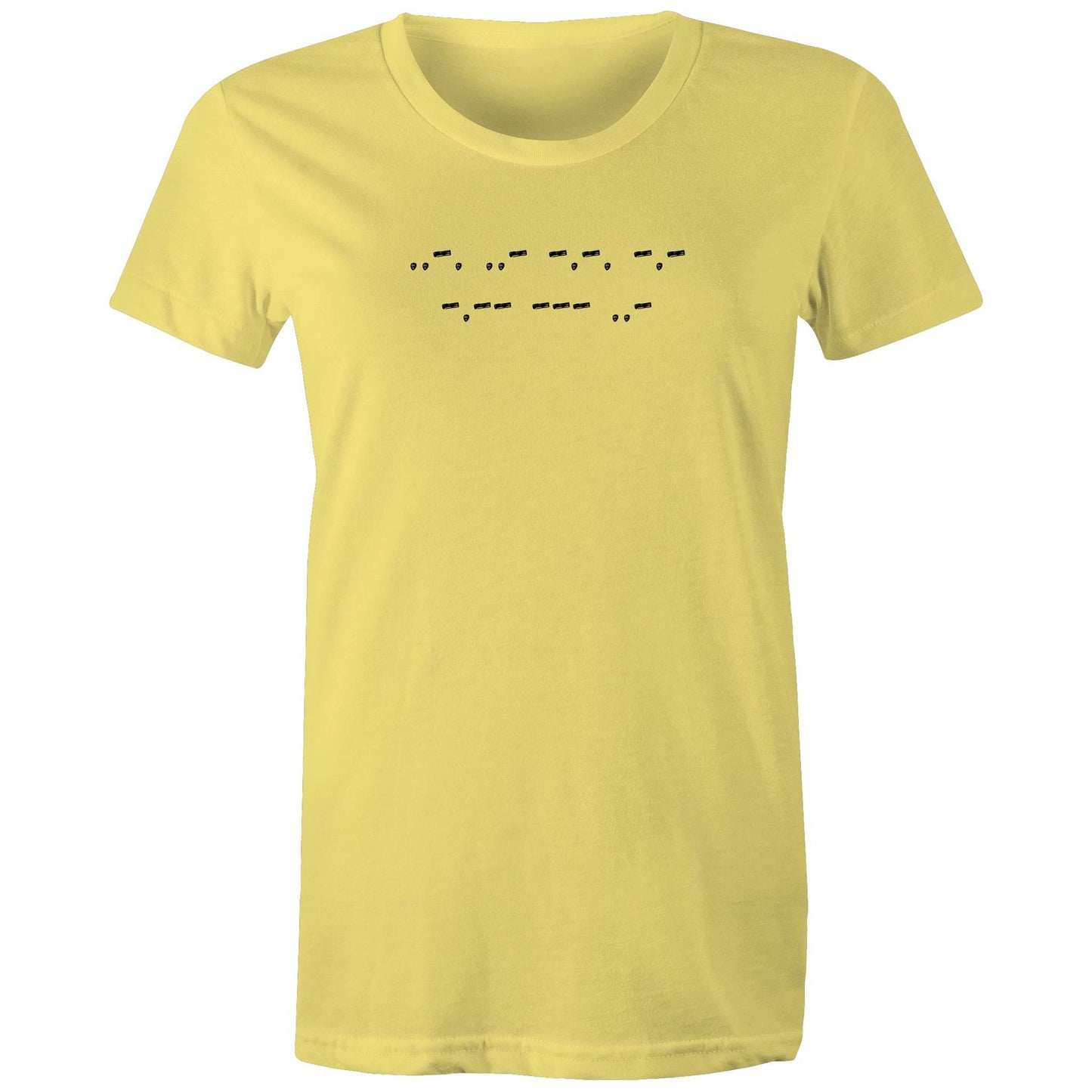 FU Morse Code Womens TShirt