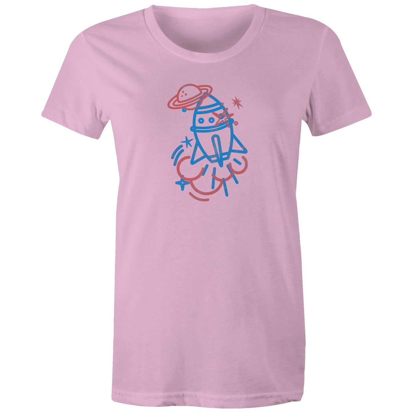 Rocket Ship Womens TShirt