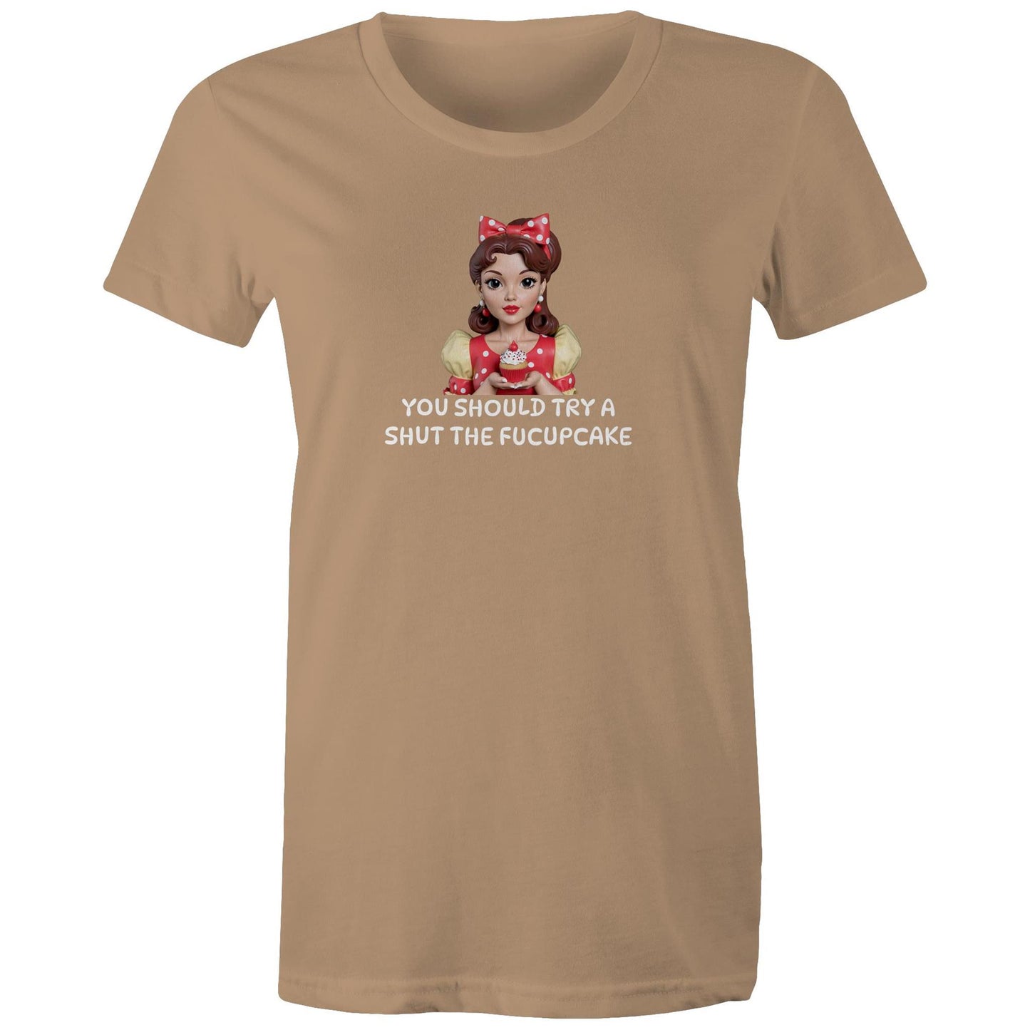 Shut The Fucupcake Women's Maple Tee