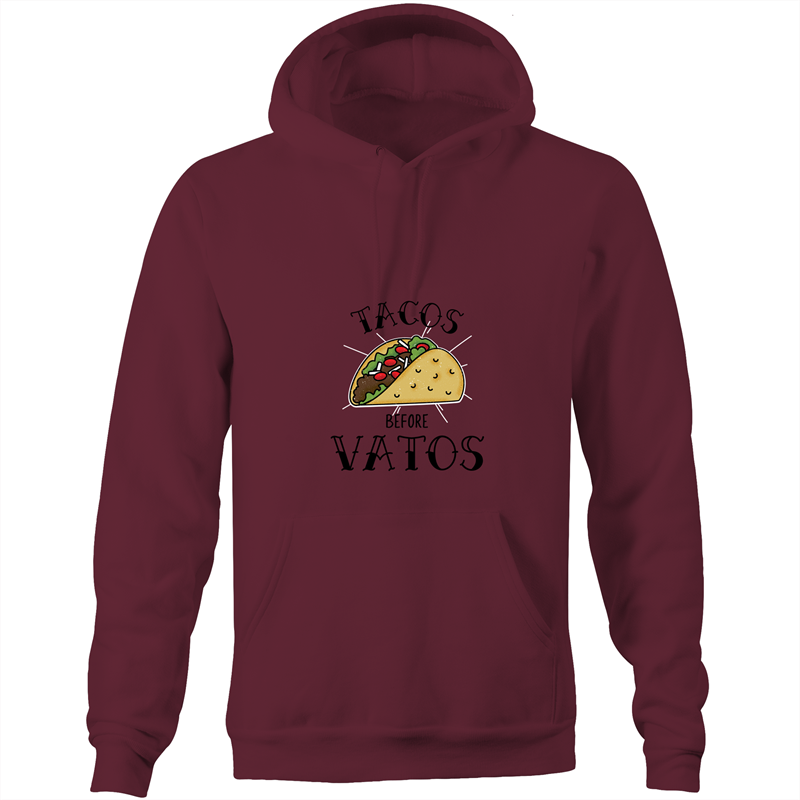 Tacos Before Vatos Womens Hoodie