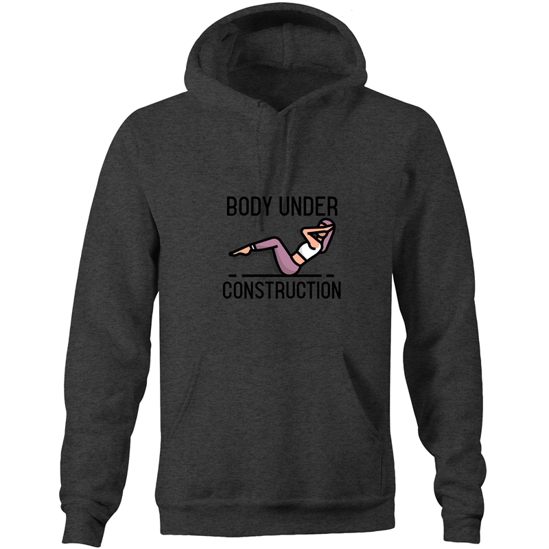 Body Under Construction Womens Hoodie