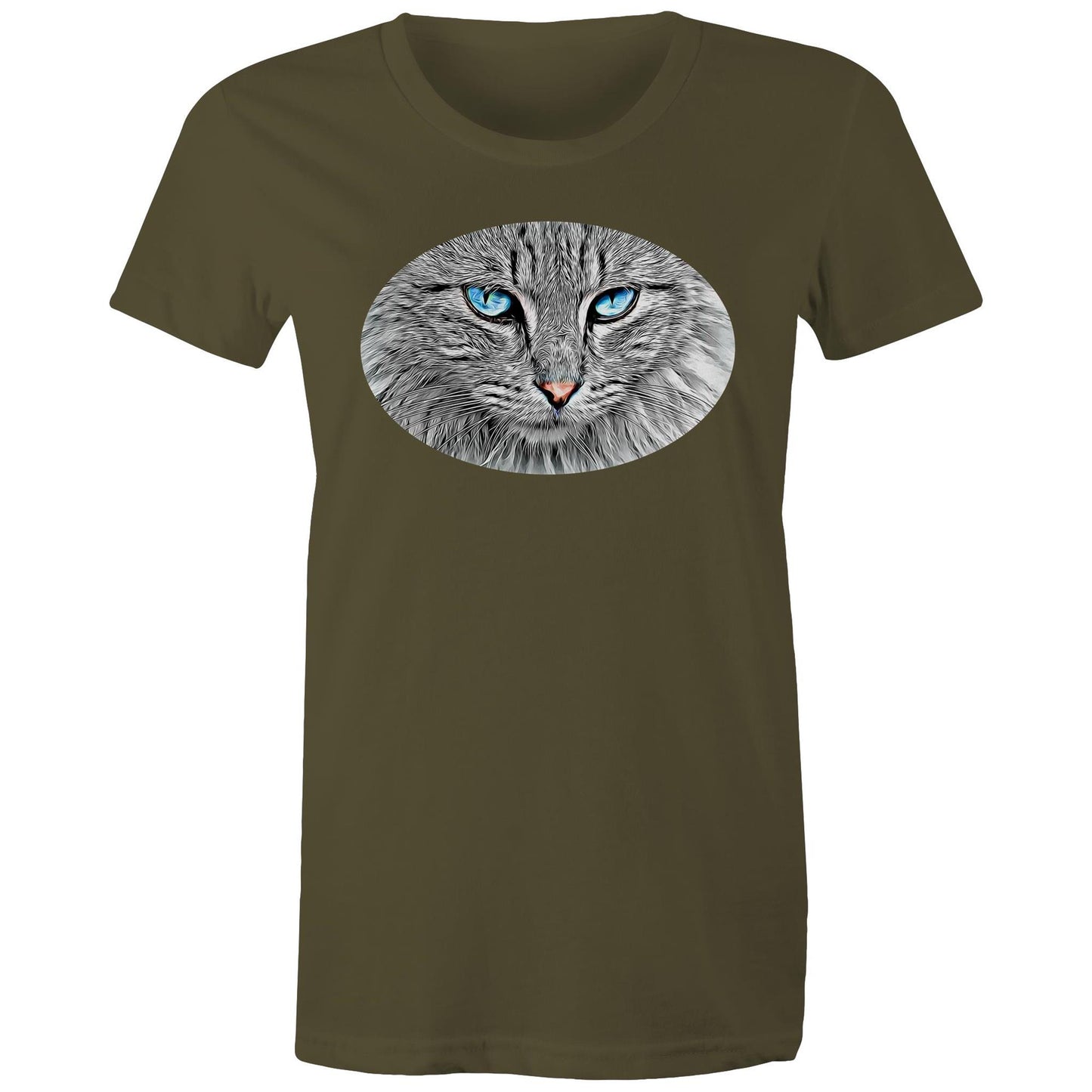 Kitten Face Womens TShirt