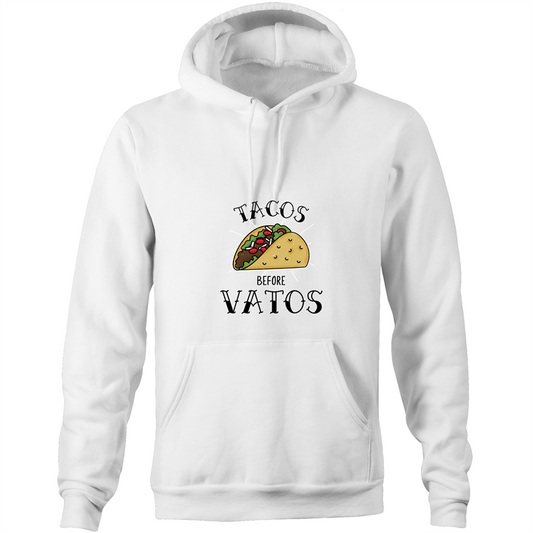 Tacos Before Vatos Womens Hoodie