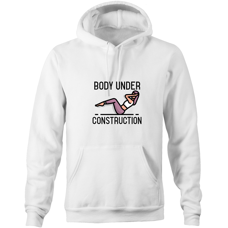 Body Under Construction Womens Hoodie