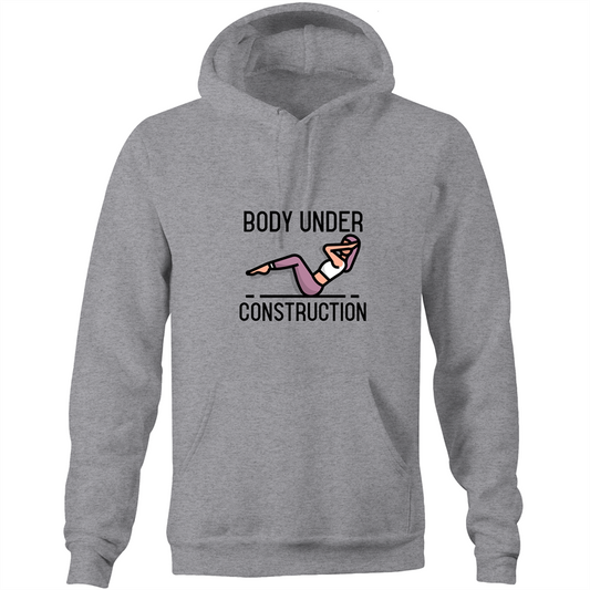 Body Under Construction Womens Hoodie