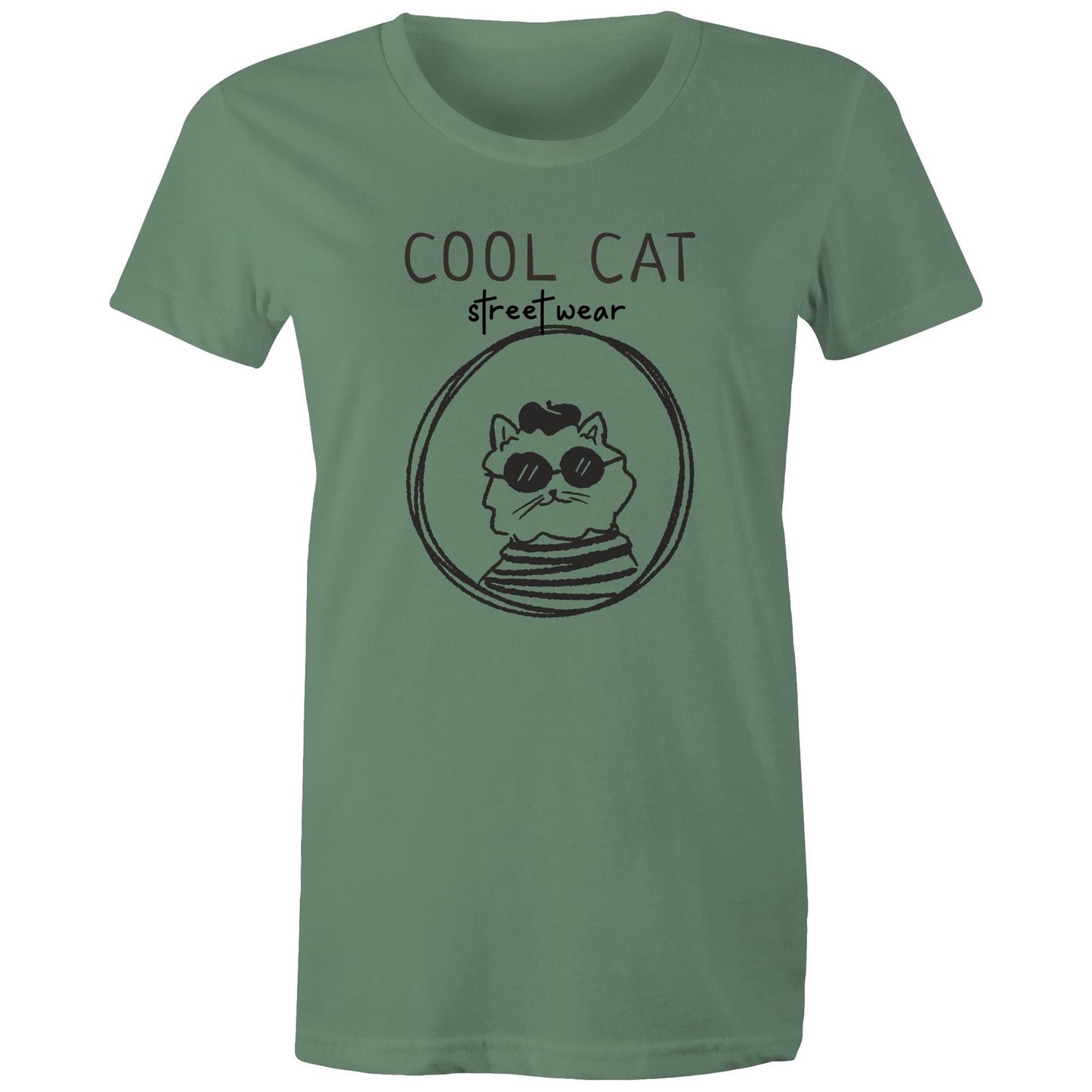 Cool Cat Street Wear Womens TShirt